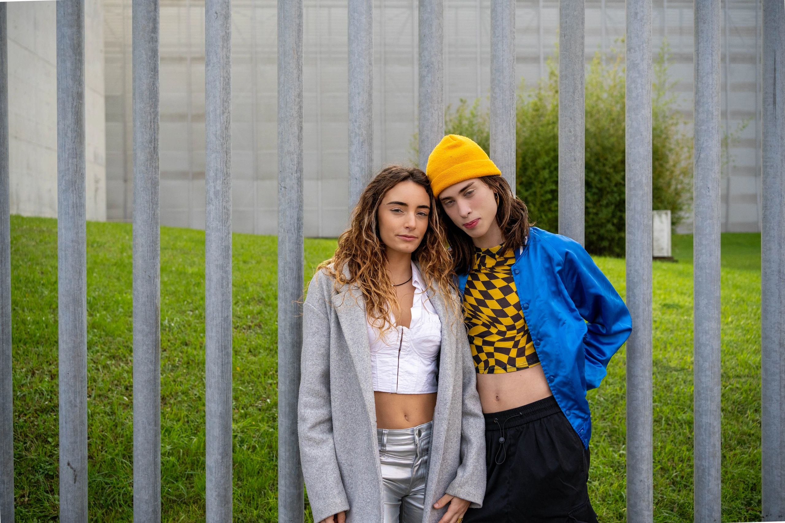 trendy fashion streetwear models urban