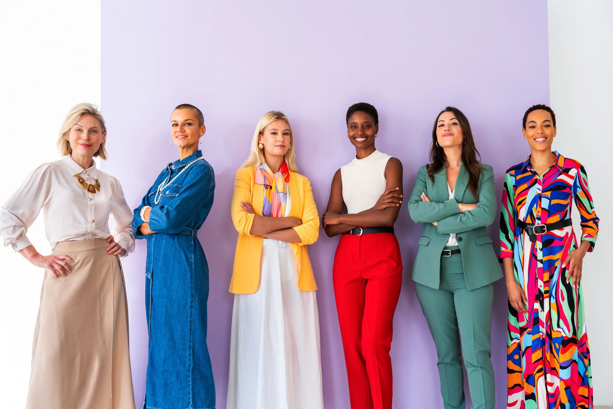 diverse fashion team